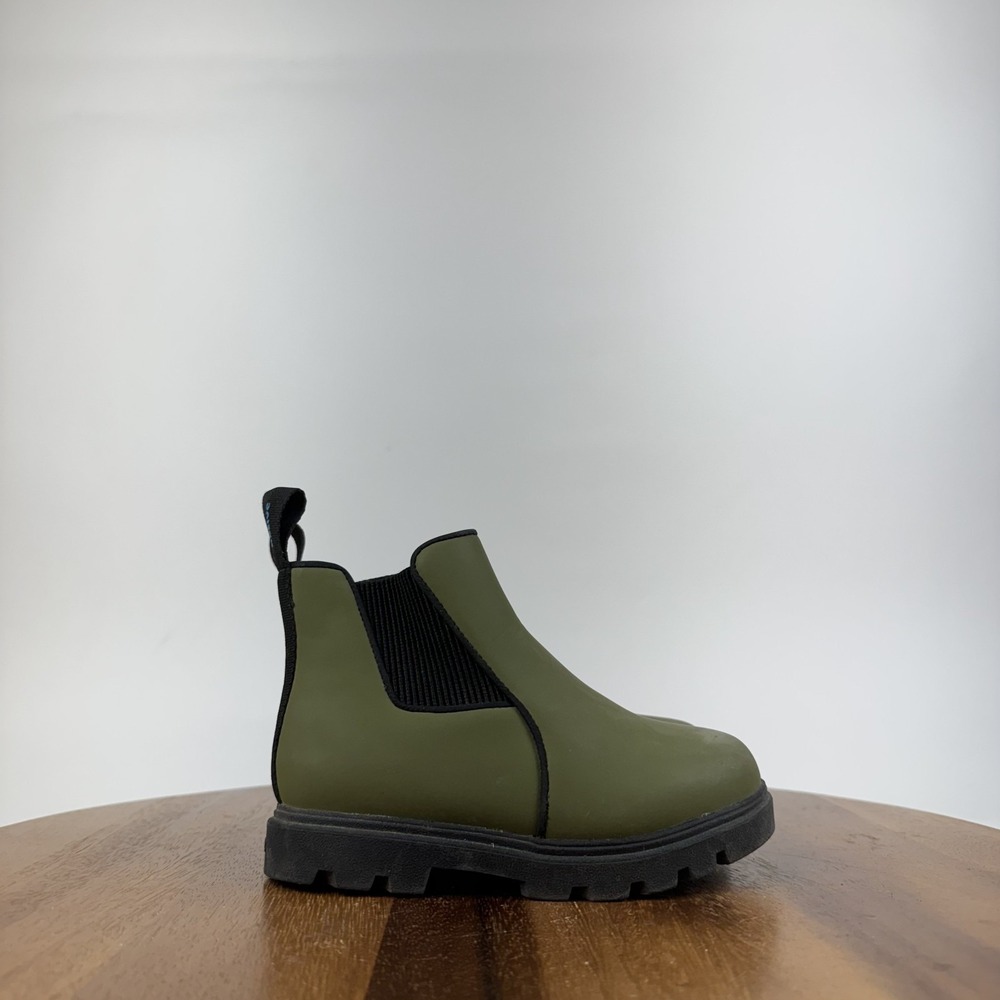 Little Kids Native Kensington Green Waterproof Pull On Chelsea Boots Size 9 C